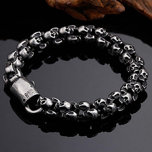 silver gents bracelet Jewelleryable